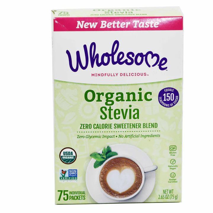 stevia sweetener organic sugar substitut