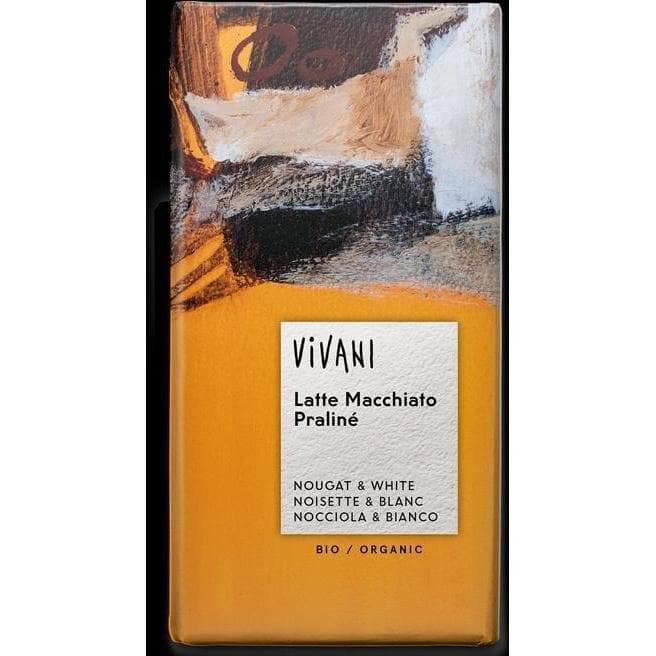 Dark chocolate with white chocolate (espresso) organic from Vivani