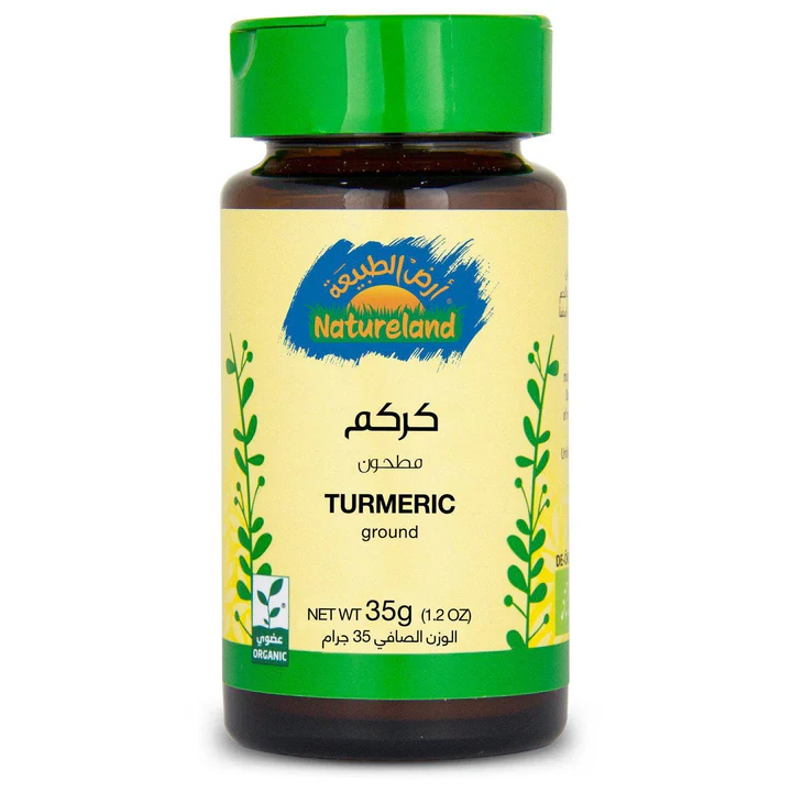 Organic ground turmeric from Natureland