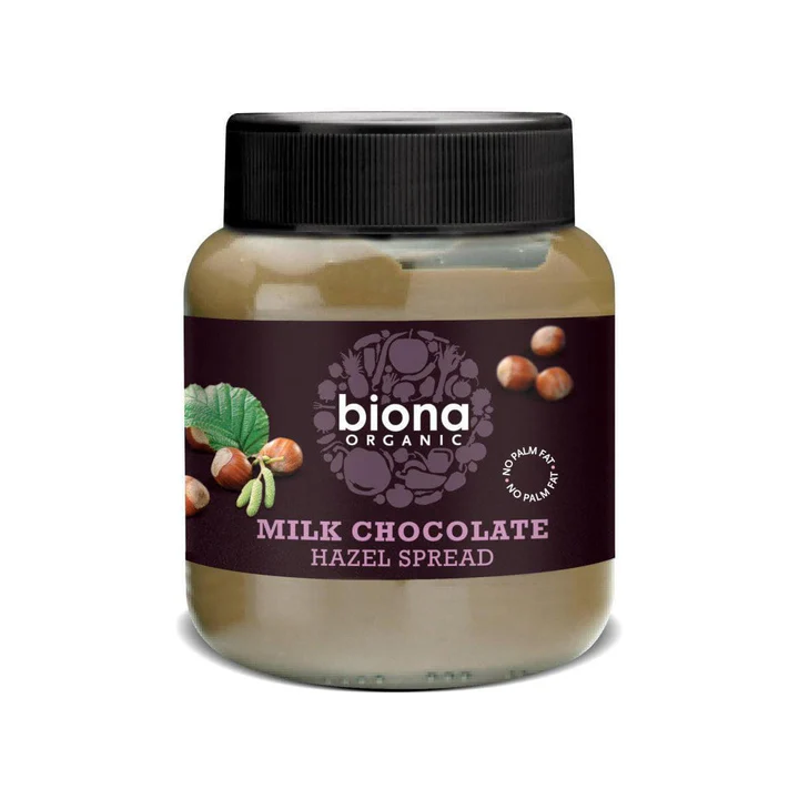 Biona Milk Chocolate Butter with Organic Hazelnut