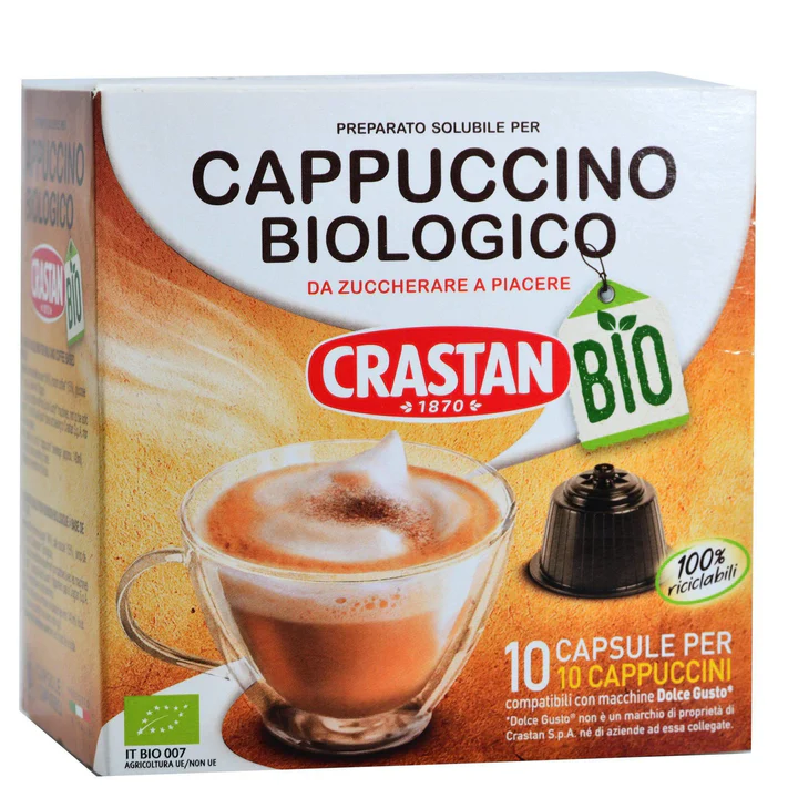 Kristan organic and gluten free cappuccino capsules