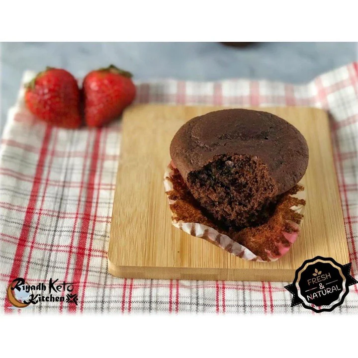 Gluten-free keto chocolate muffin from Riyadh Keto Kitchen