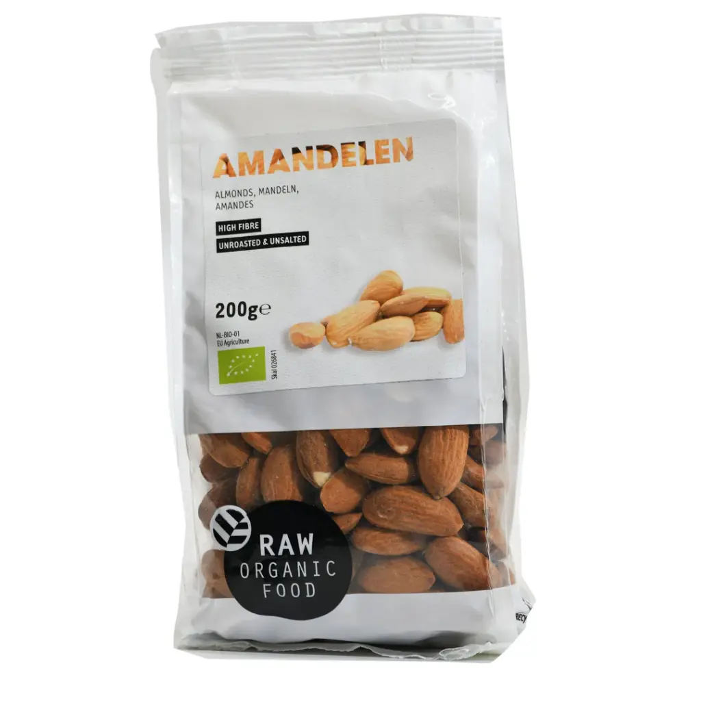 Organic Almonds from Raw Organic