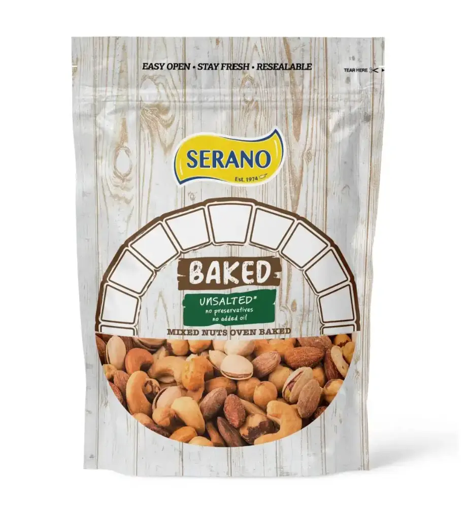 مكسرات محمصة بدون ملح –– SERANO