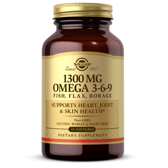 Solgar 1300 mg Omega 3-6-9 Softgels