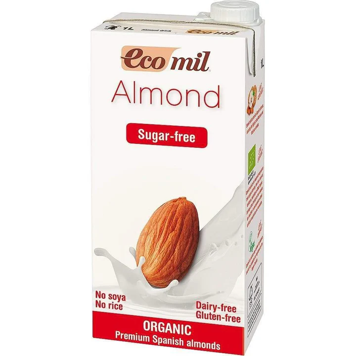 Almond milk without added sugar, organic from Ecomel