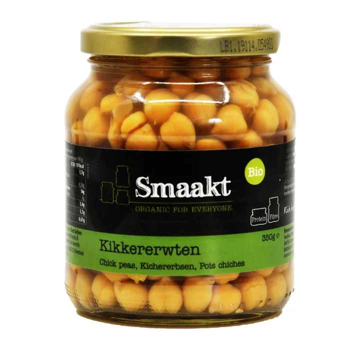 Organic chickpeas from Smaket