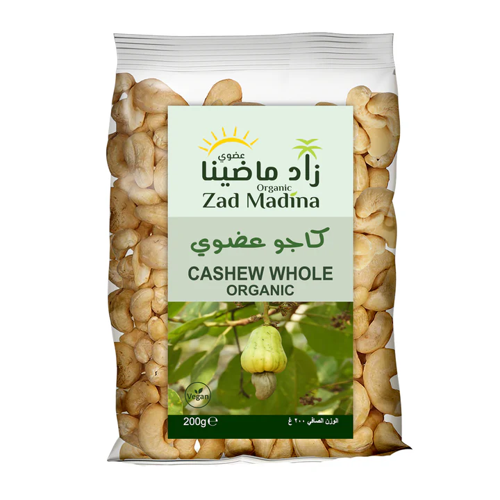 Organic cashews from Zad Madina