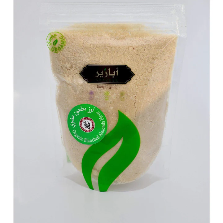 Organic ground almonds from Abazir