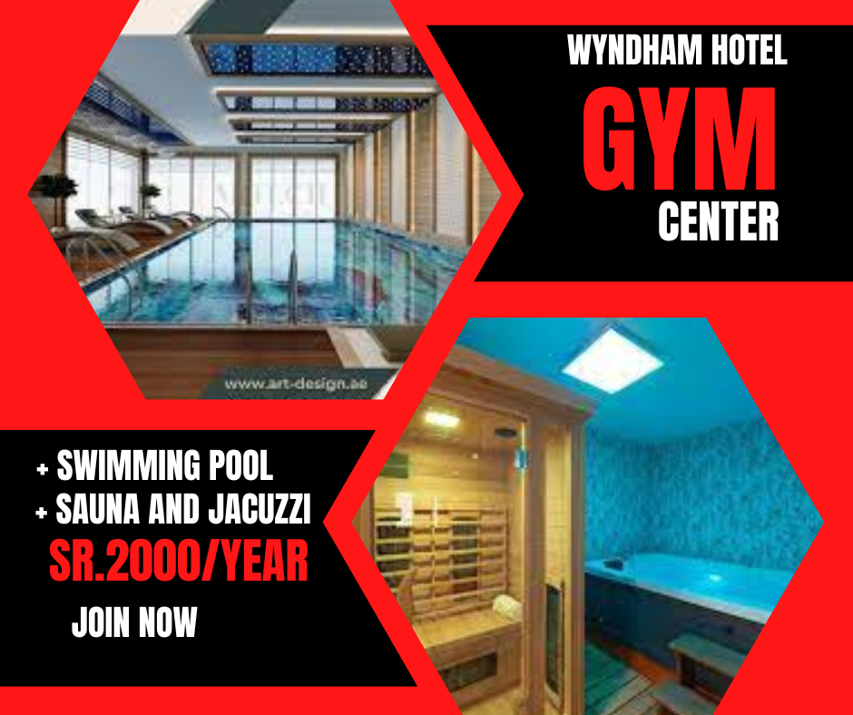 One-year gym membership (Wyndham Dammam Hotel)