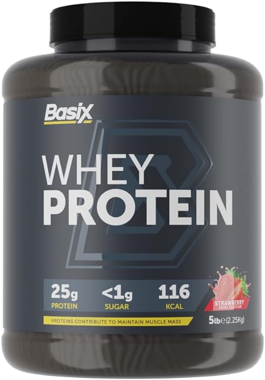 BASIX - WHEY PROTEIN 5LB - STRAWBERRY