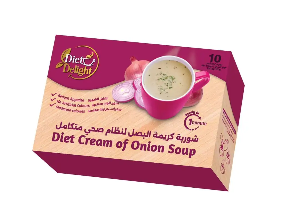 Diet Delight Creamy Onion Soup (10 sachets)