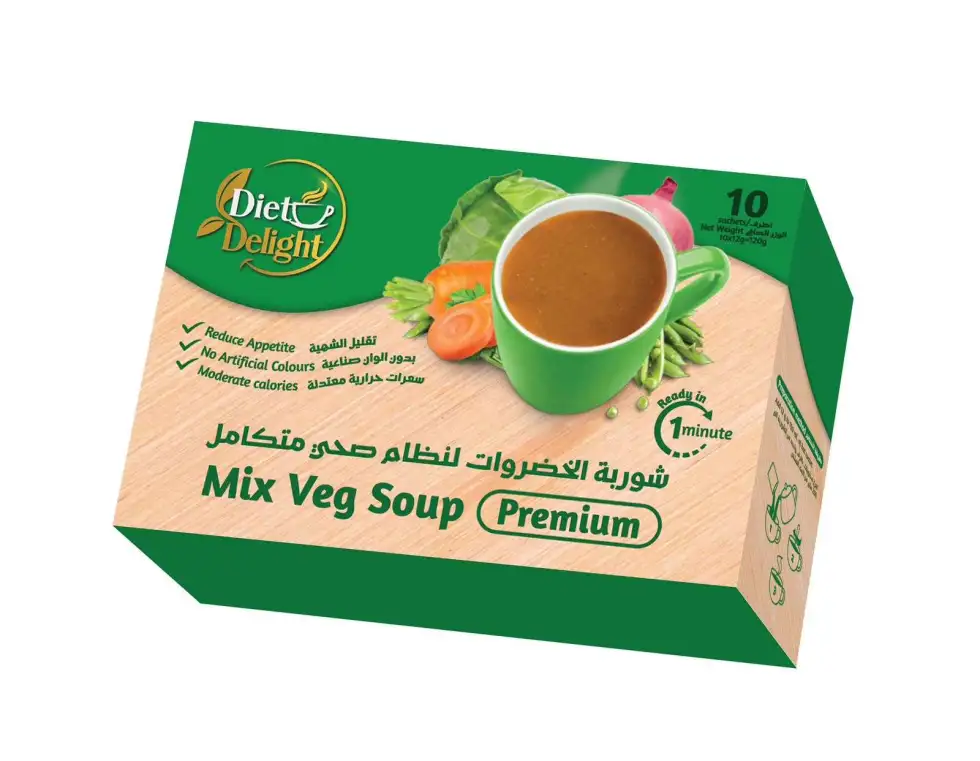 Diet Delight Vegetable Soup (10 sachets)