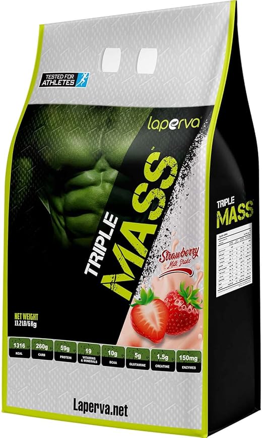 Laperva, Triple Mass, Strawberry Flavor - 13 LB