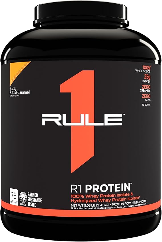 R1 PROTEIN 76 SERV SALTED CARAMEL 5 LB