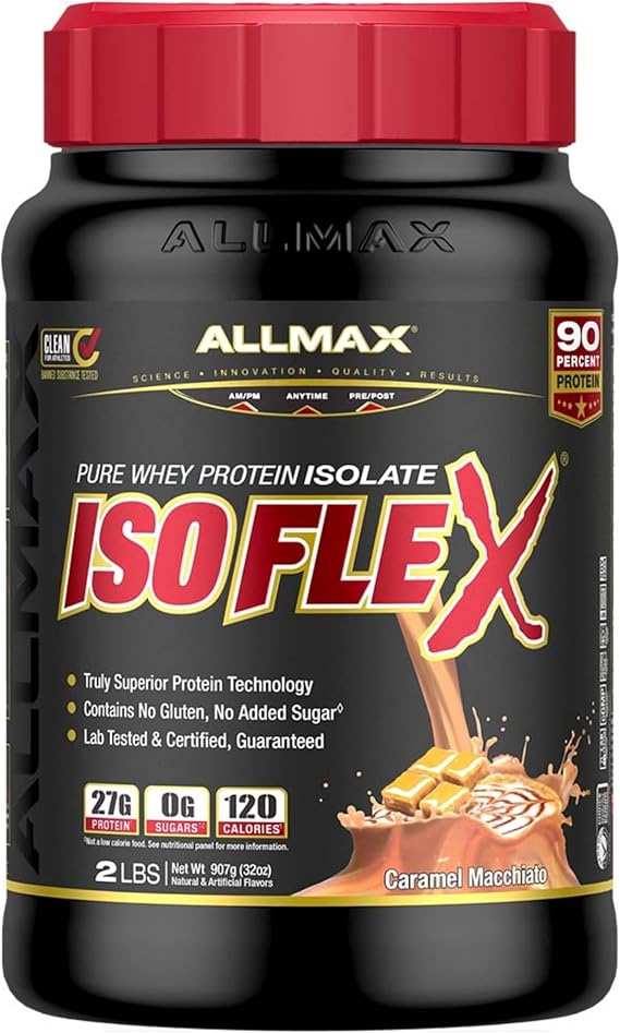 ALLMAX - ISO FLEX - 2 LB Flavor:  CARAMEL MACCHIATO