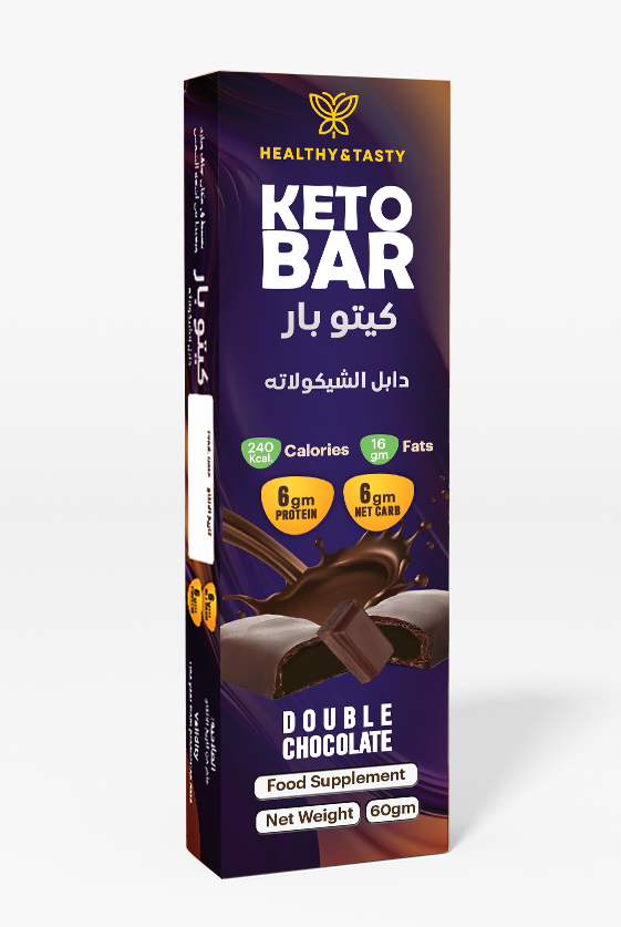 KETO BAR DOUBLE CHOC0LATE 60 g