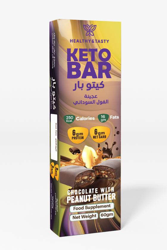 Keto bar chocolate with peanut butter 60 g