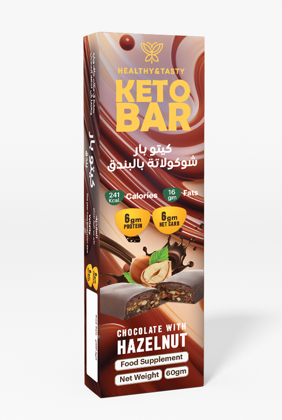 Keto bar chocolate with  Hazelnut 60 g