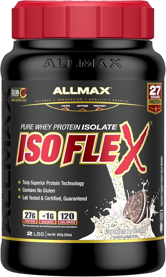 ALLMAX - ISO FLEX - 2LB Cookies and Cream