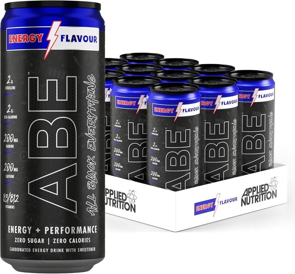 APPLIED NUTRITION - ABE PRE WORKOUT - pack of 12x 330ML ENERGY