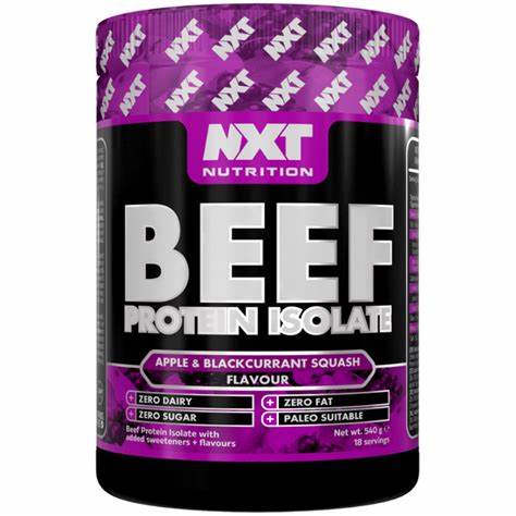 NXT NUTRITION - BEEF PROTEIN ISOLATE - 540G Apple & Blackcurrents