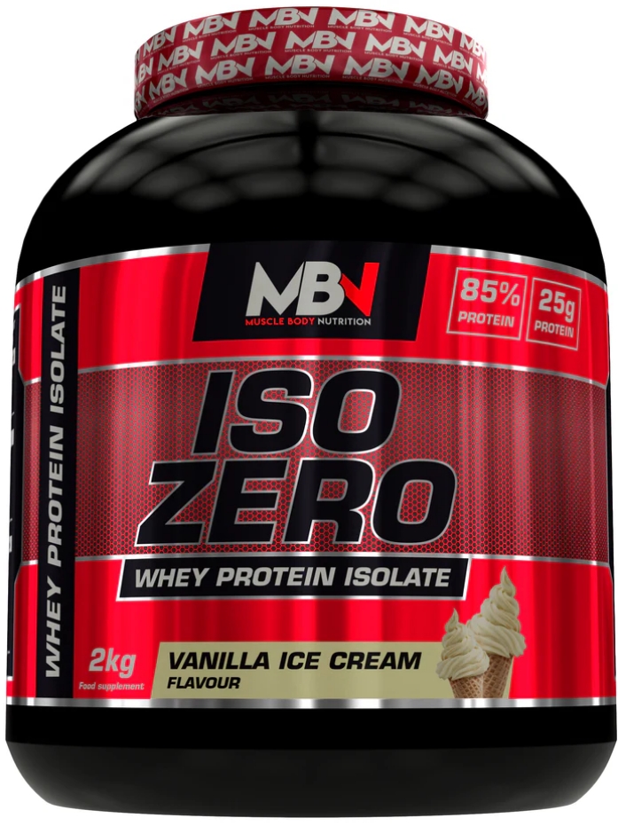 MBN NUTRITION - ISO ZREO 2KG Vanilla Ice Cream