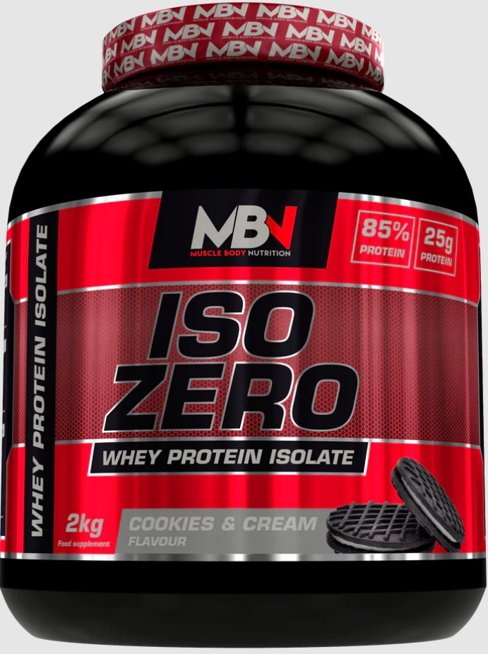 MBN NUTRITION - ISO ZREO 2KG cookies and Cream