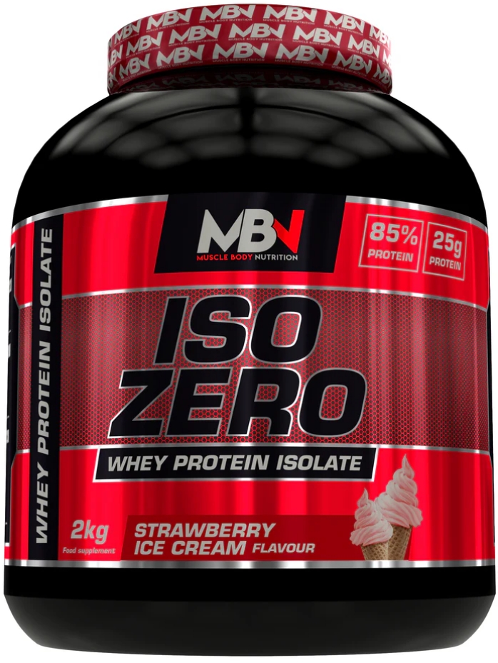 MBN NUTRITION - ISO ZREO 2KG Strawberry icecream