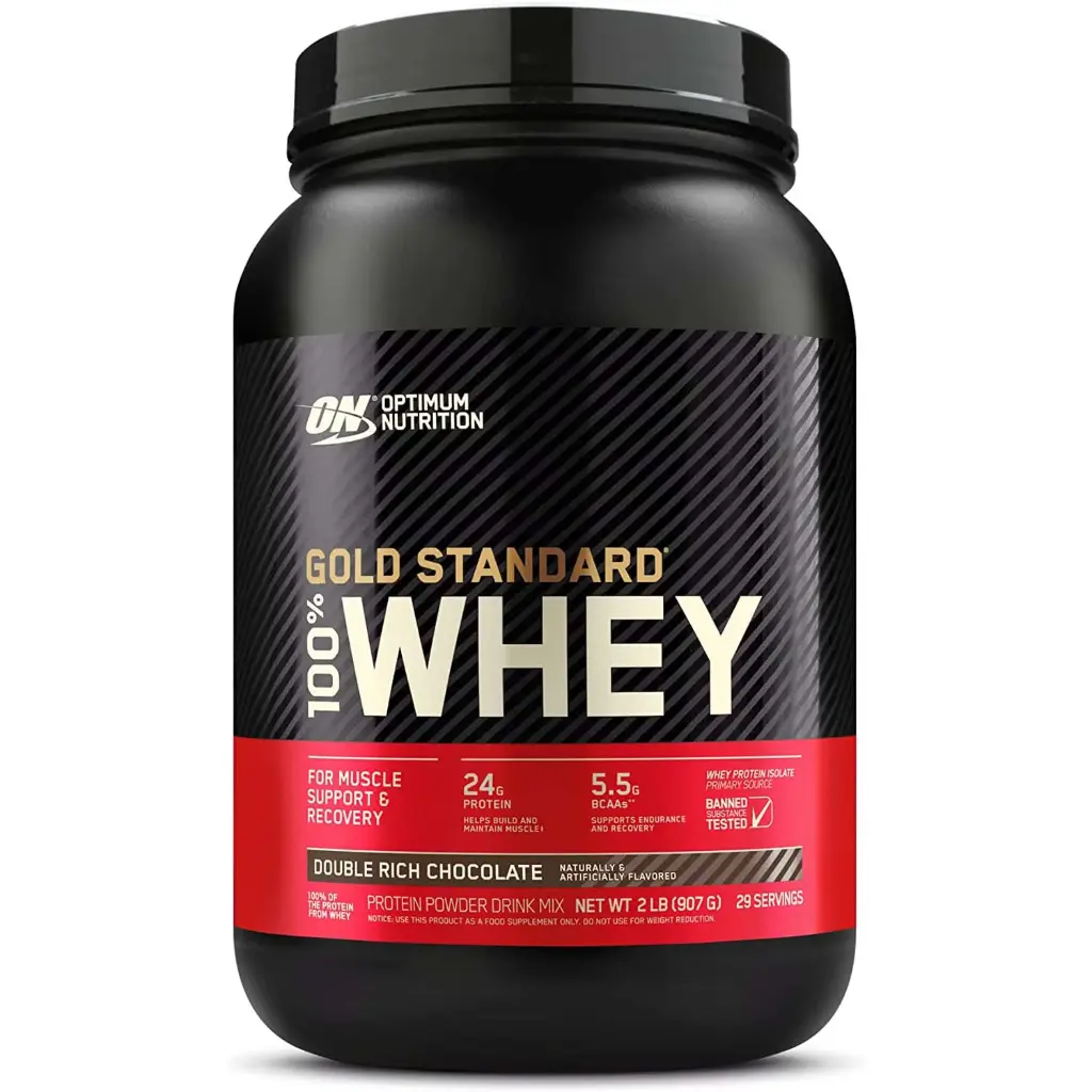 Optimum Gold Standard 100% Whey Protein 2 lbs Double rich chocolate