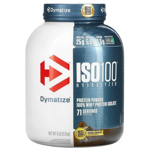 ديماتيز أيزو 100 بروتين 5 باوند Dymatize ISO 100 Isolated protein CHOCOLATE Gourmet