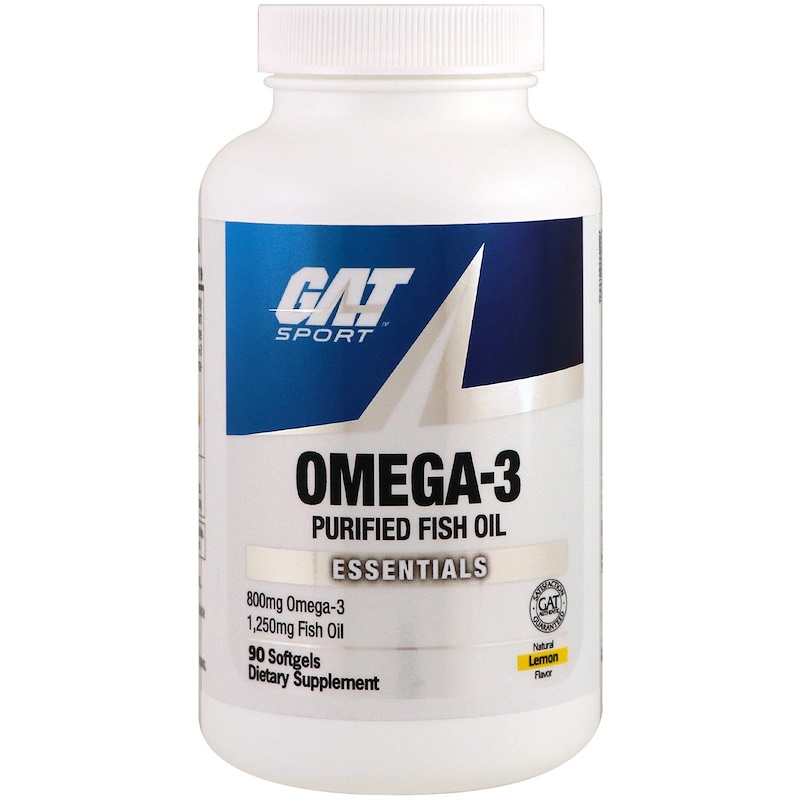 GAT, Omega-3, Lemon, 90 Softgels