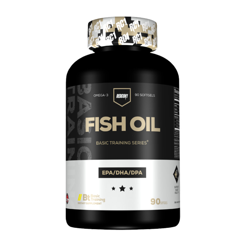 Redcon fish oil capsules to promote health and strengthen muscles