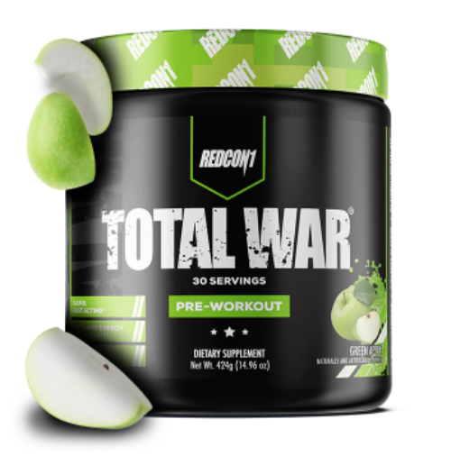 Redcon 1 Power Total War, Green Apple, 30 Servings