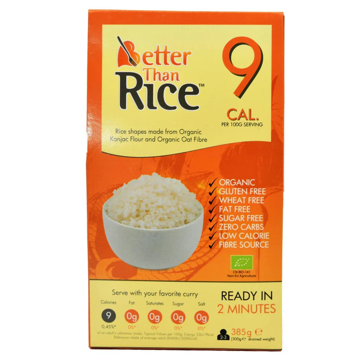 Diet Rice Konjac (Rice) Organic Gluten Free from Better Than