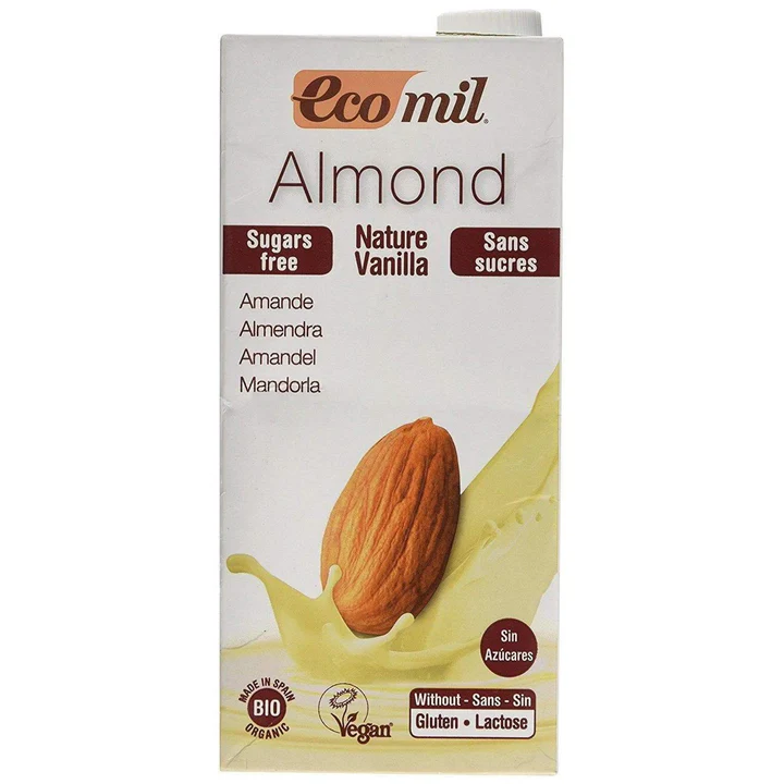 Ecomil Organic Sugar Free Vanilla Almond Milk