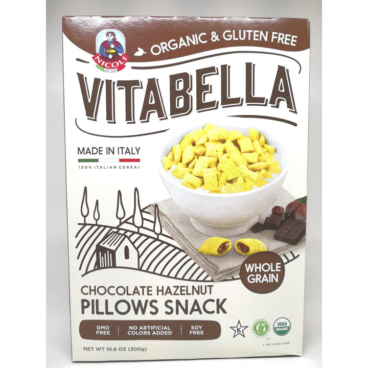 Vitabella Organic Chocolate and Hazelnut Pillows