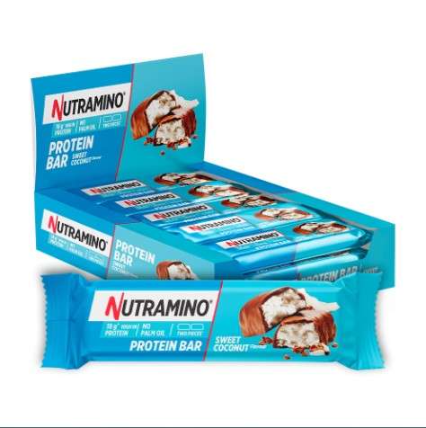 بروتين بار بالشوكولاتة 12 قطعة Nutramino High Protein Bar COCONUT