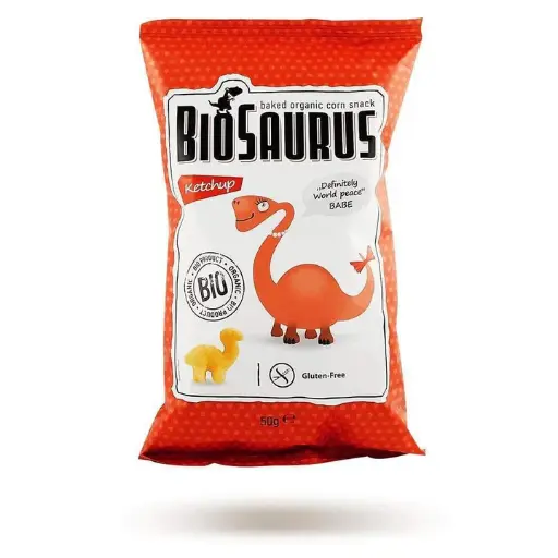 Corn Chips with Ketchup Organic from Biosaurus