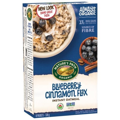 Quick oat meal with blueberry, dracaena and flaxseed from Nature's Bath