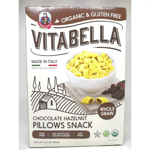 Vitabella Organic Chocolate and Hazelnut Pillows