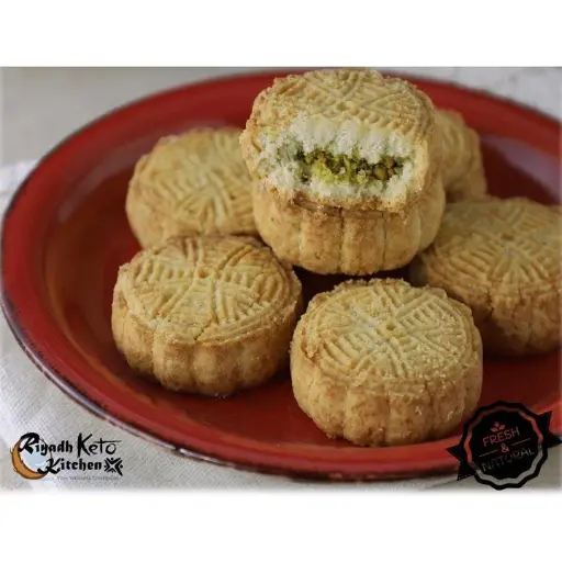 Pistachio Maamoul Gluten Free Keto from Riyadh Keto Kitchen