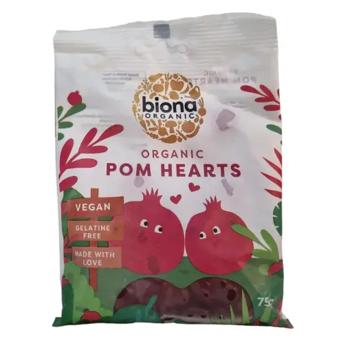 Biona Organic Pomegranate Heart Candy