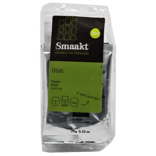 Smackt Organic Instant Yeast 5 sachets