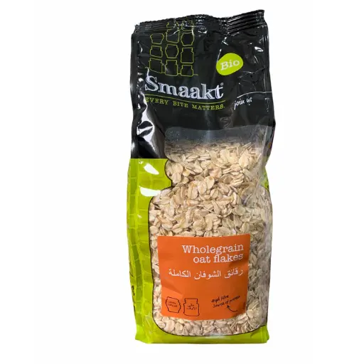 Smackt Organic Whole Coarse Oat Flakes