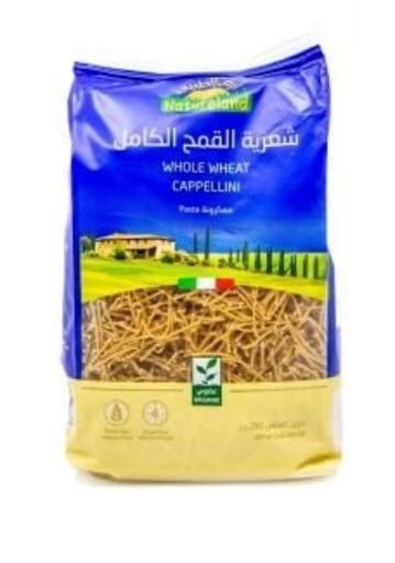 Organic whole wheat noodles from Natureland