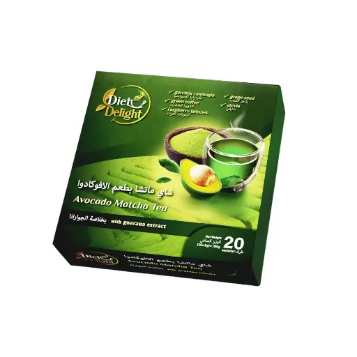 شاي الماتشا بطعم الافوكادوا (20 ظرف) Avocado matcha tea