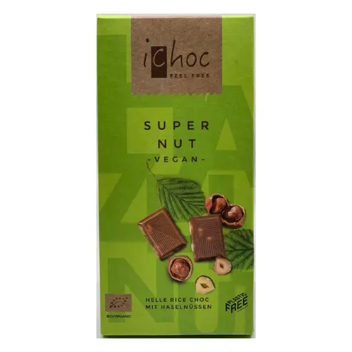 I-Shock Organic Vegan Hazelnut Chocolate