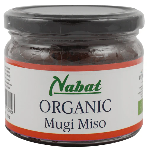 Organic miso barley from a plant