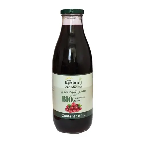 Organic cranberry juice 1 liter from Zad Madina